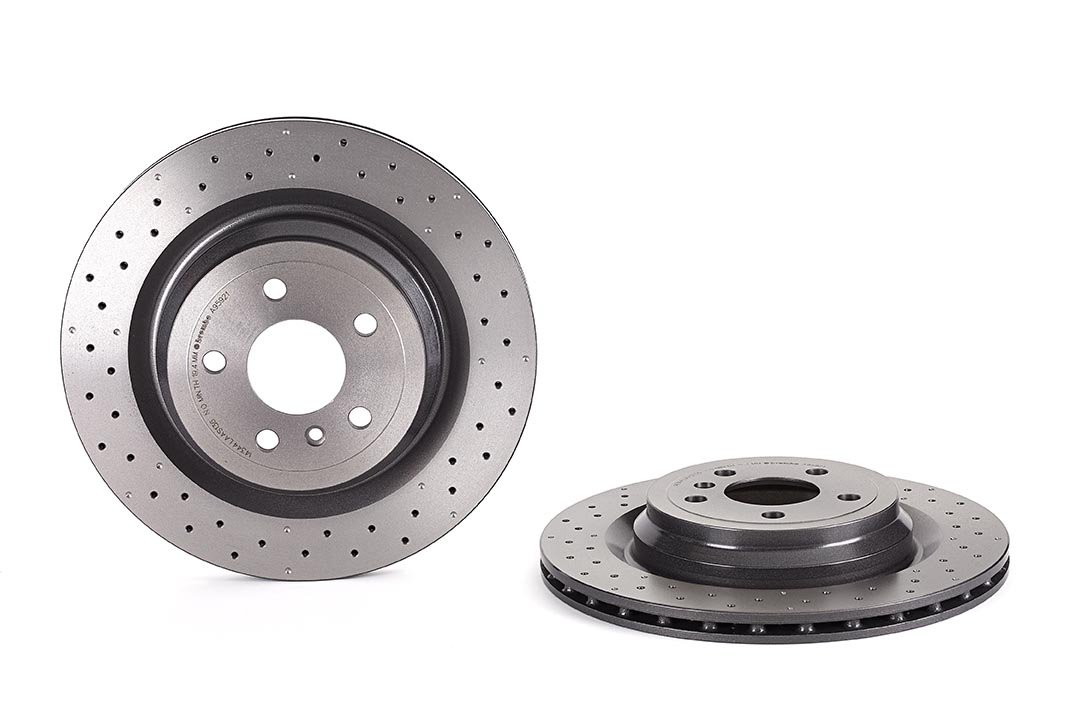 Brembo 09.A959.21 Hintere Bremsscheibe mit UV Lackierung, Anzahl 2 von Brembo