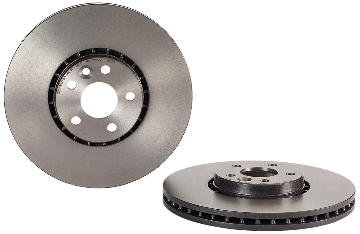 Brembo 09.B025.11 COATED DISC LINE Bremsscheibe - 1 Stück von Brembo