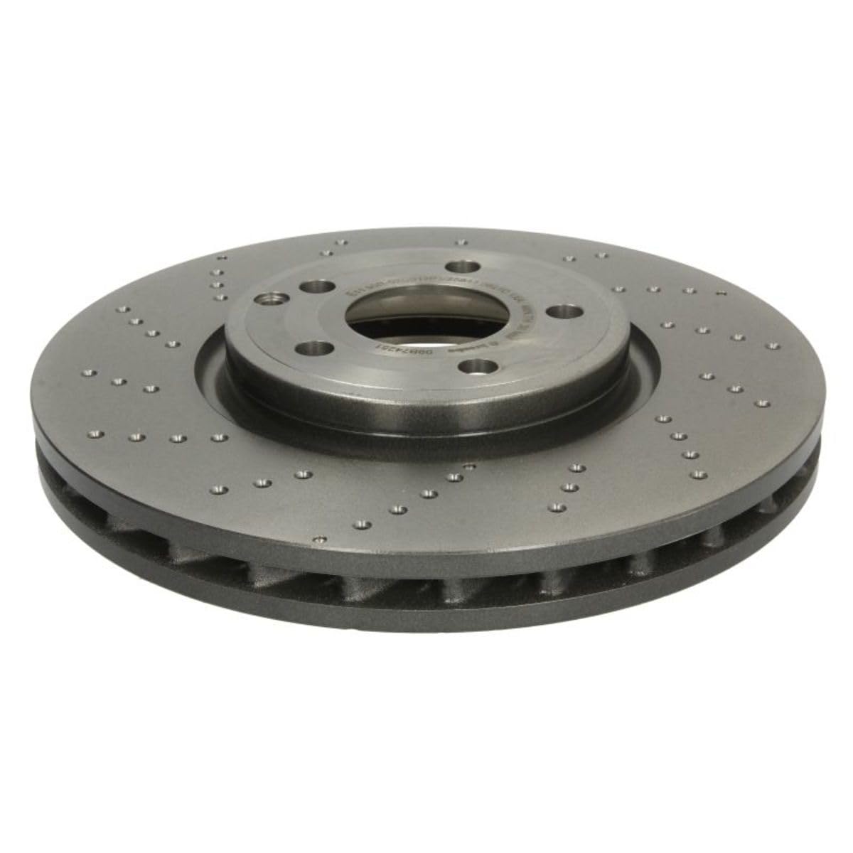 Brembo 09.B742.51 Vordere Bremsscheiben Scheibenbremsen mit UV Lackierung von Brembo