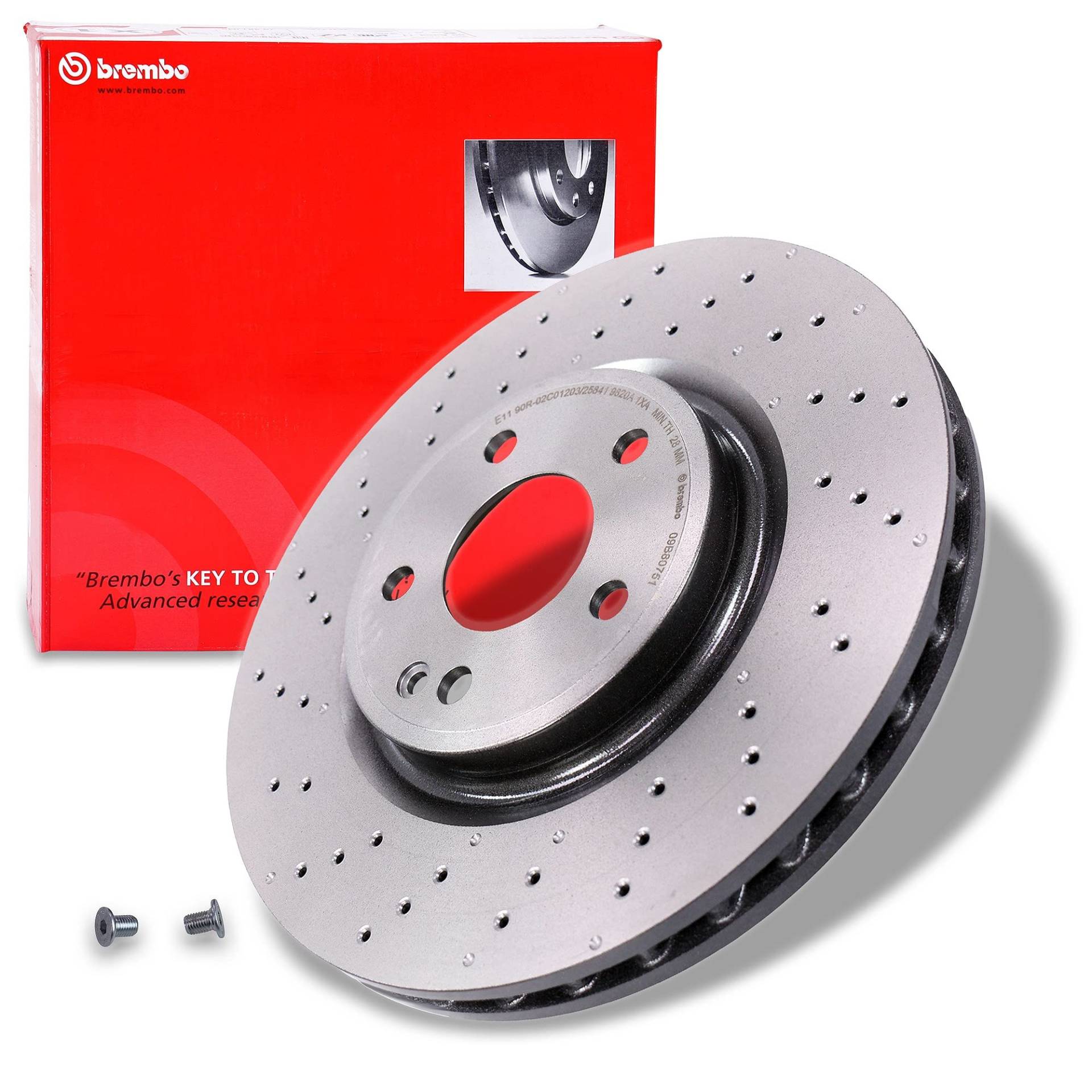 Brembo 09.B807.51 Vordere Bremsscheibe mit UV Lackierung von Brembo