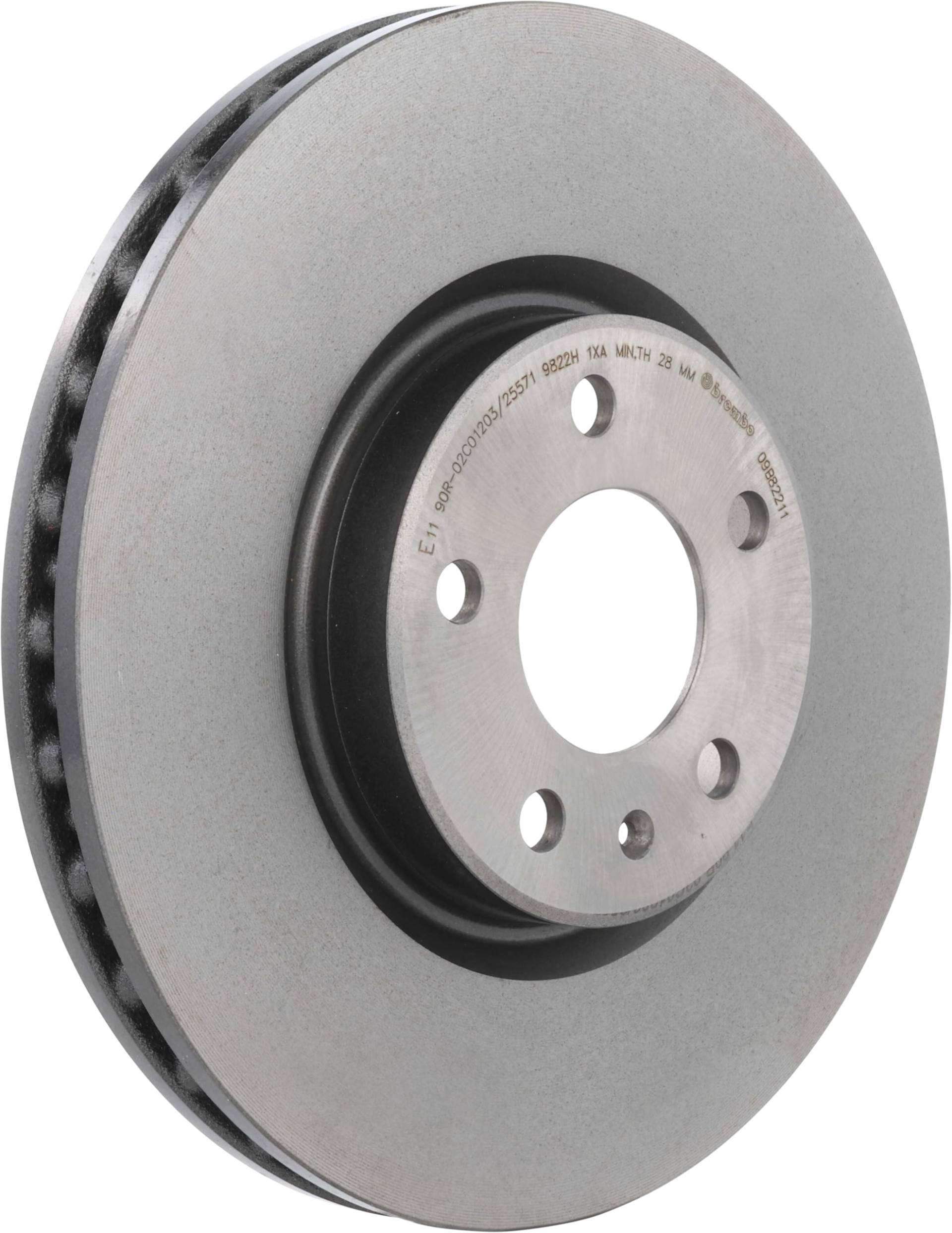 Brembo 09.B822.11 - Vordere Bremsscheibe mit UV-Lackierung - 1 Bremsscheibe von Brembo