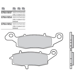 Brembo Bremsbeläge Sinter Bremsbelagsatz Mit ABE von Brembo