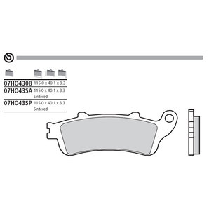 Brembo Bremsbeläge Sinter Bremsbelagsatz Mit ABE von Brembo