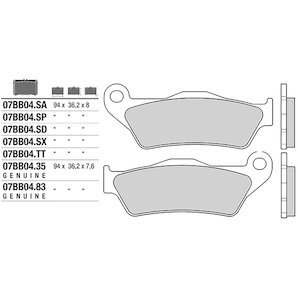 Brembo Bremsbeläge Sinter Bremsbelagsatz Mit ABE von Brembo