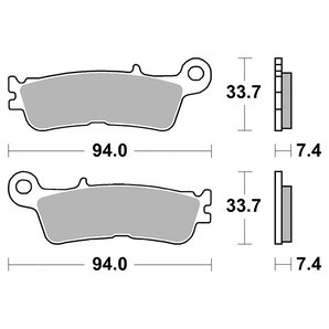 Brembo SX Sintermetall Bremsbelag von Brembo