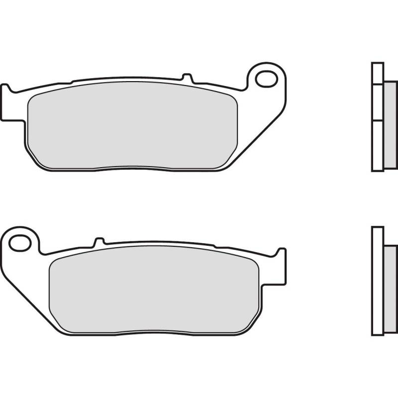 Brembo Bremsbeläge Sintermetall 07HD13.SA  101,6x38,6x8,9mm von Brembo