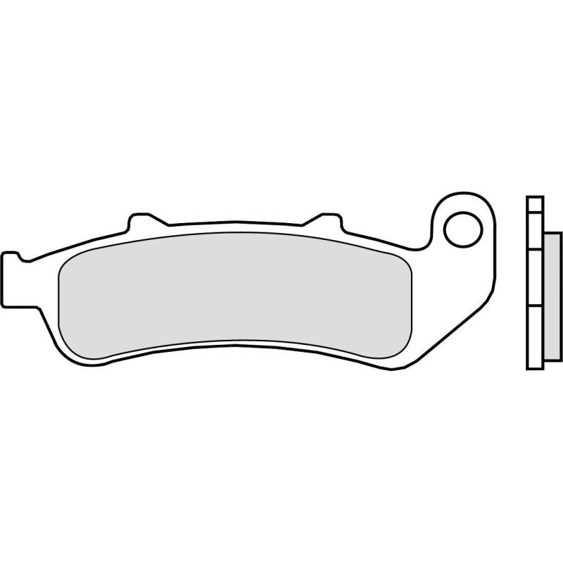 Brembo Bremsbeläge Sintermetall 07HO39.SA  125,5x44,3x8,7mm von Brembo