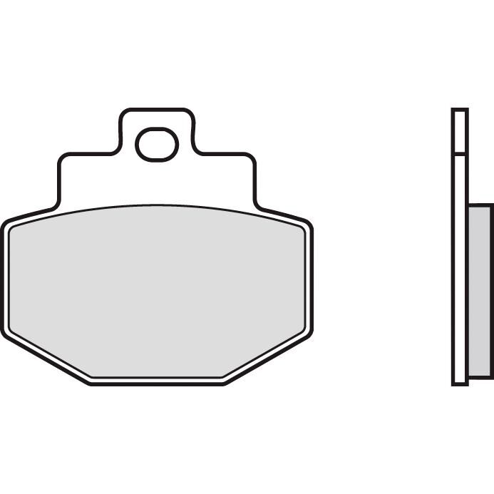 Brembo Bremsbeläge organisch 07047.CC  55,4x49,4x7mm von Brembo