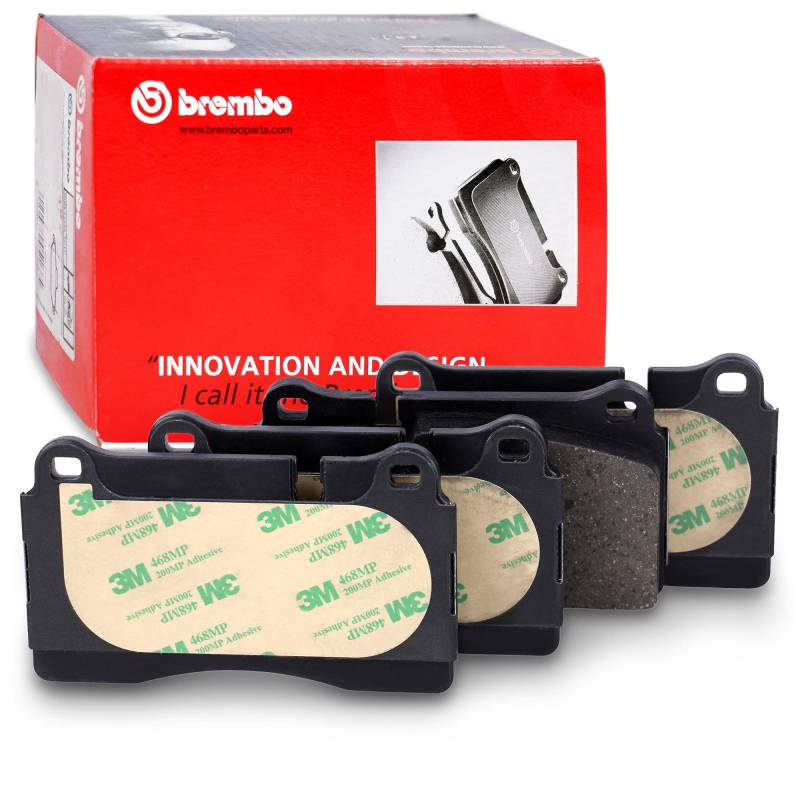 Bremsbelagsatz, Scheibenbremse BREMSBELÄGE, RICHTUNGSGEBUNDEN Vorne von Brembo ohne Zubehör (P 85 159) Bremsbelagsatz Bremsanlage Scheibenbremsbelagsatz, Scheibenbremsbelagsatz, Bremsklötze, von Brembo