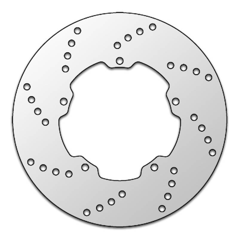 Brembo Bremsscheibe 68B40723 Piaggio Silber Motorrad von Brembo