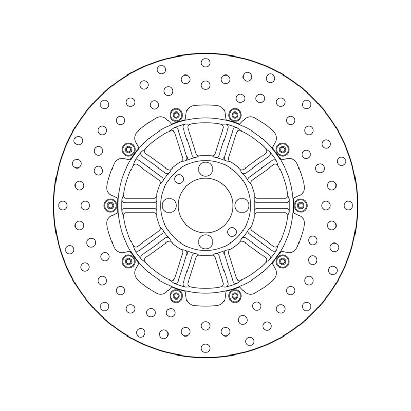 Brembo Bremsscheibe Oro starr 68B407D3  285/51/68/5/13/4 von Brembo