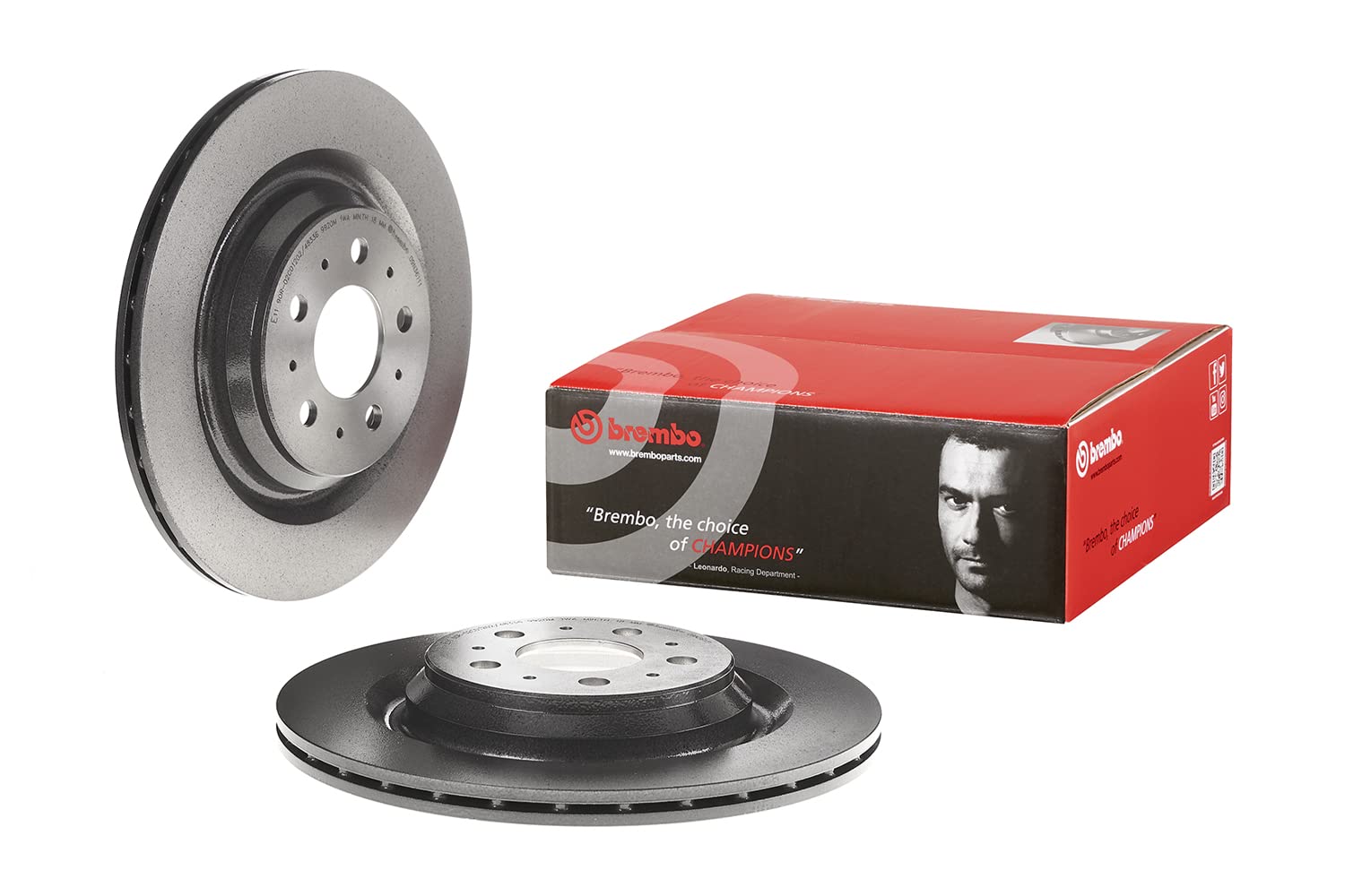 Brembo Bremsscheiben Hinten Innenbelüftet 2X Ø 335Mm | 09.N361.11 von Brembo