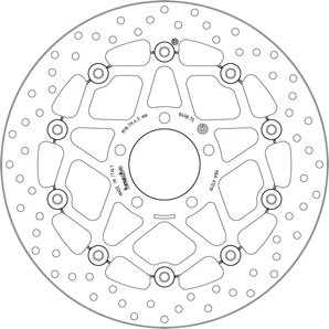 Brembo Bremsscheiben schwimmend mit ABE von Brembo