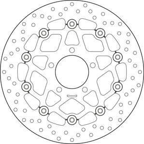 Brembo Bremsscheiben schwimmend mit ABE von Brembo