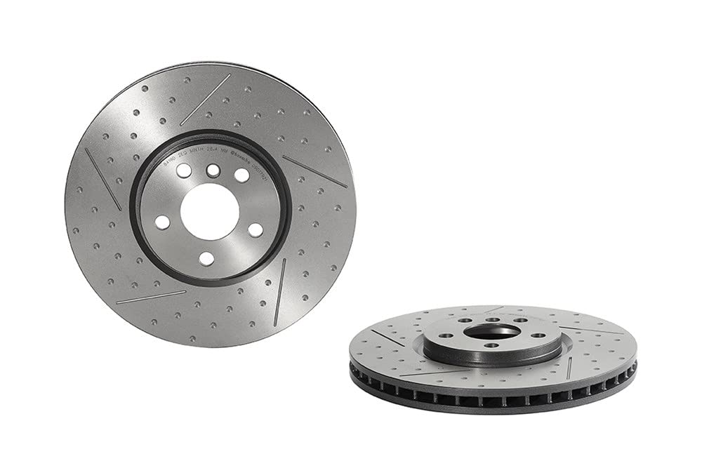 Brembo Bremsscheiben Vorne Geschlitzt/Gelocht 2X Ø 335Mm | 09.D179.21 von Brembo