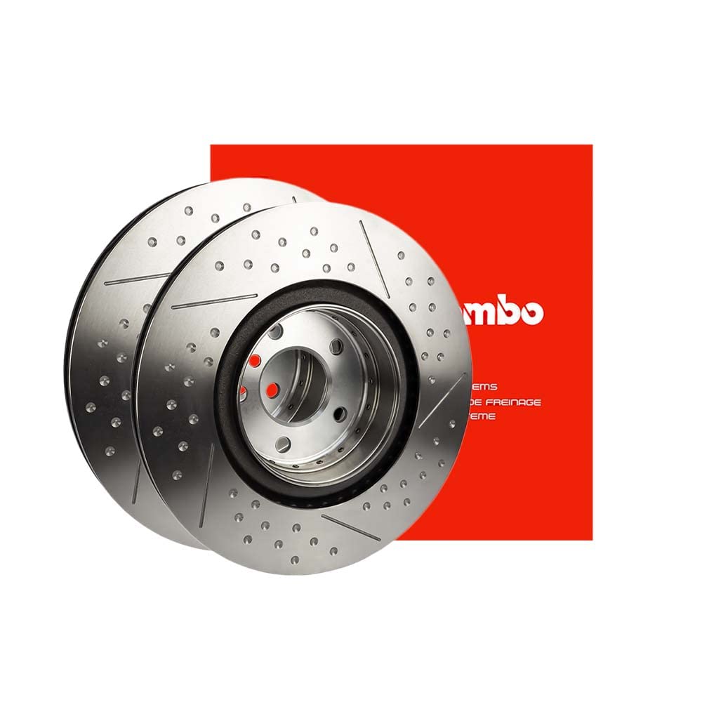 Brembo Bremsscheiben Vorne Geschlitzt/Gelocht 2X Ø 390Mm | 09.B805.11 von Brembo