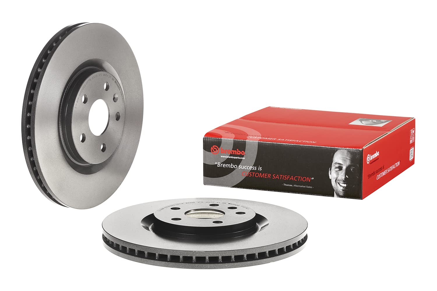 Brembo Bremsscheiben Vorne Innenbelüftet 2X Ø 345Mm | 09.N316.21 von Brembo