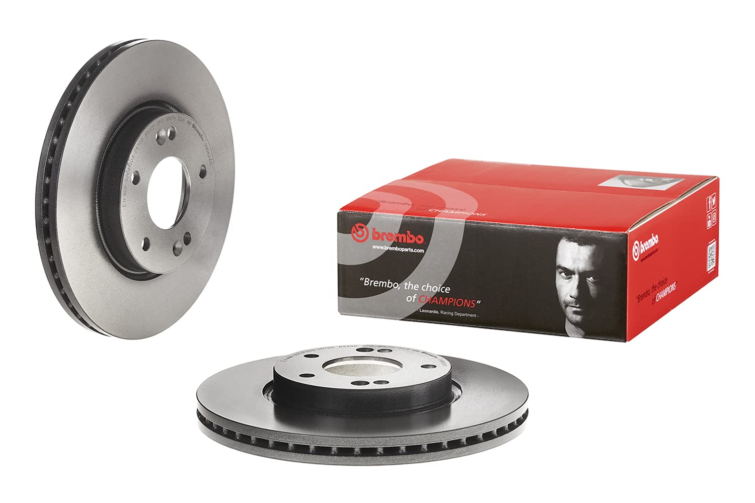 Brembo Bremsscheiben Vorne Innenbelüftet 2X Ø 288Mm | 09.D624.11 von Brembo