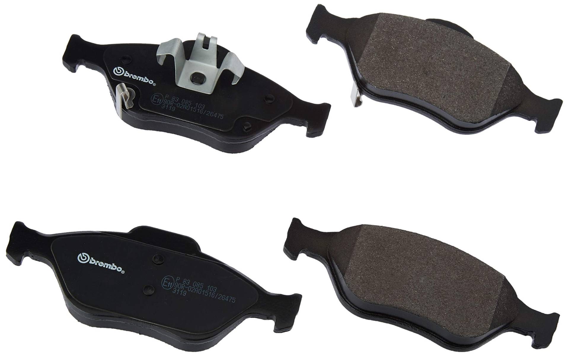 Brembo P 83 085 Bremsbelagsatz, Scheibenbremse - (4-teilig) von Brembo