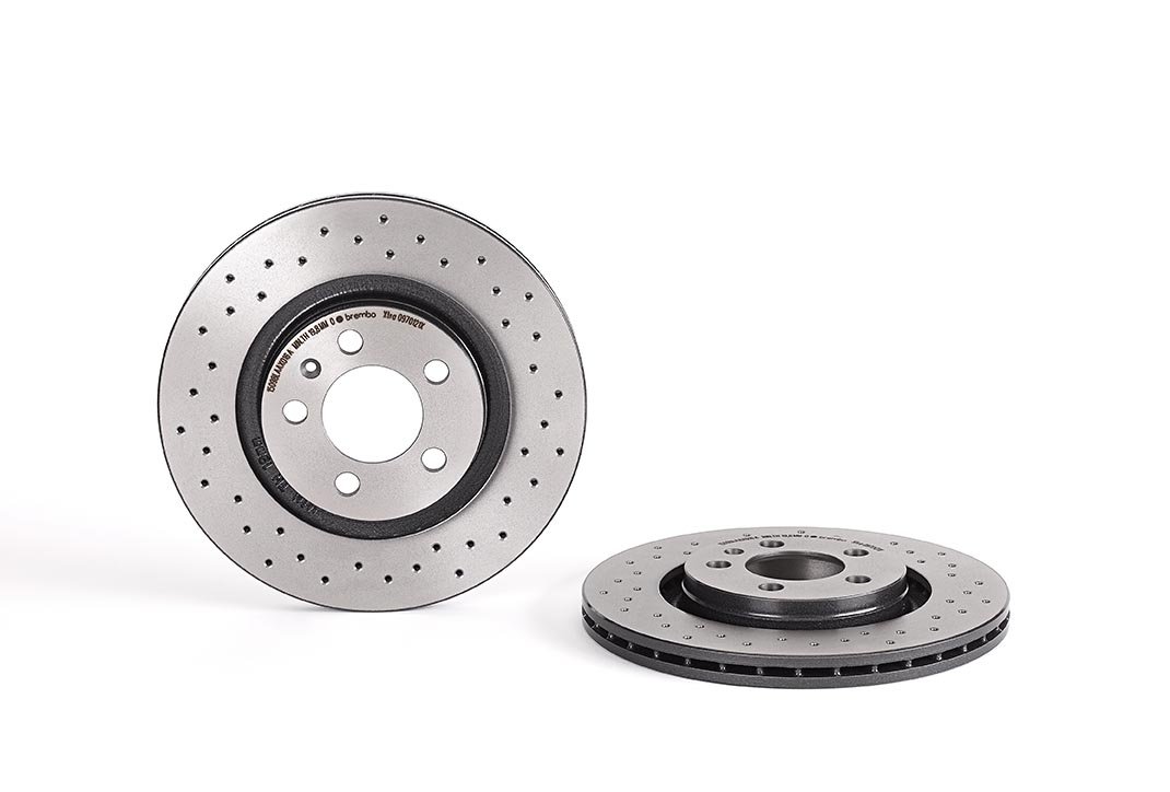 BREMBO 2 Bremsscheiben Bremsscheiben Rotoren 09.7012.1X von Brembo