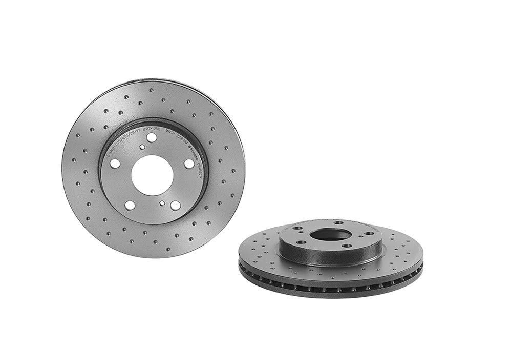 Brembo Xtra 09.A865.1X Bremsscheibe vorne, gelocht, 2 Stück von Brembo