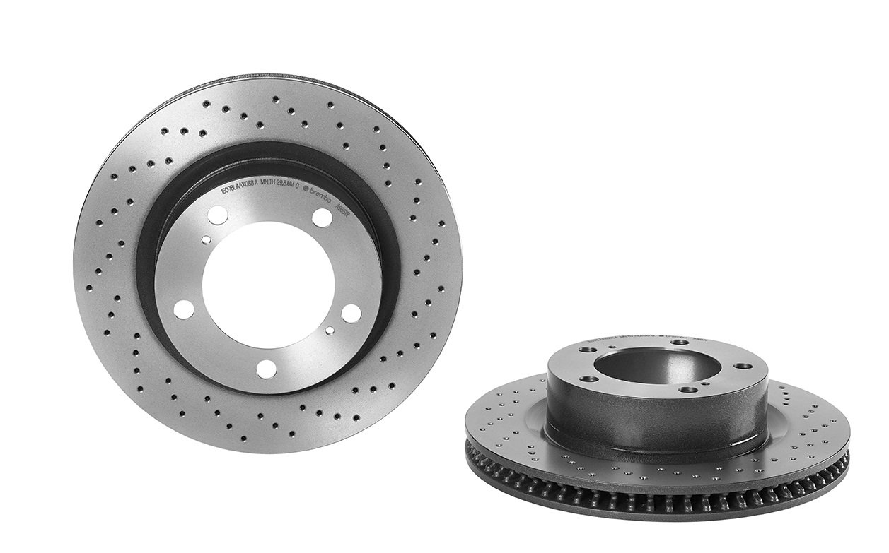 Brembo Xtra 09.A966.1X - Vordere Bremsscheibe - 1 Bremsscheibe von Brembo