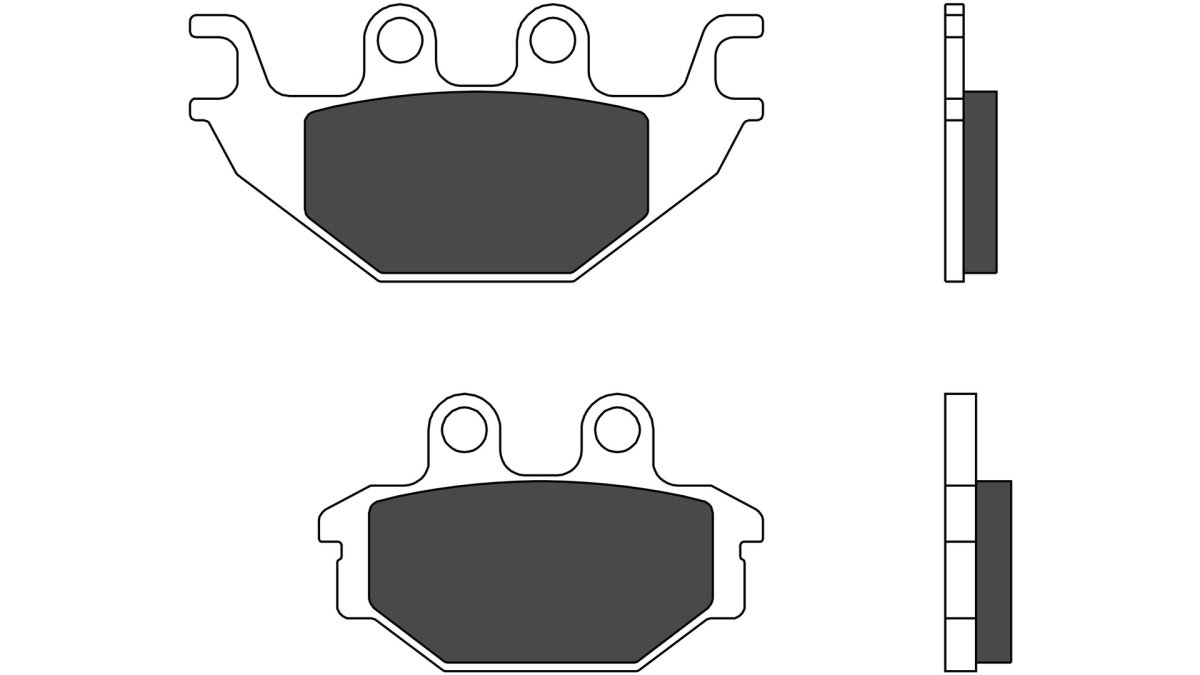 Brembo brake pad "07GR81" von Brembo