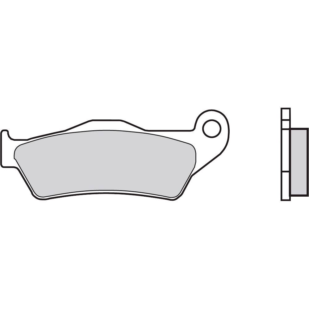 Brembo Bremsbeläge Sintermetall 07BB28.SP  94x36,2x8,6mm von Brembo