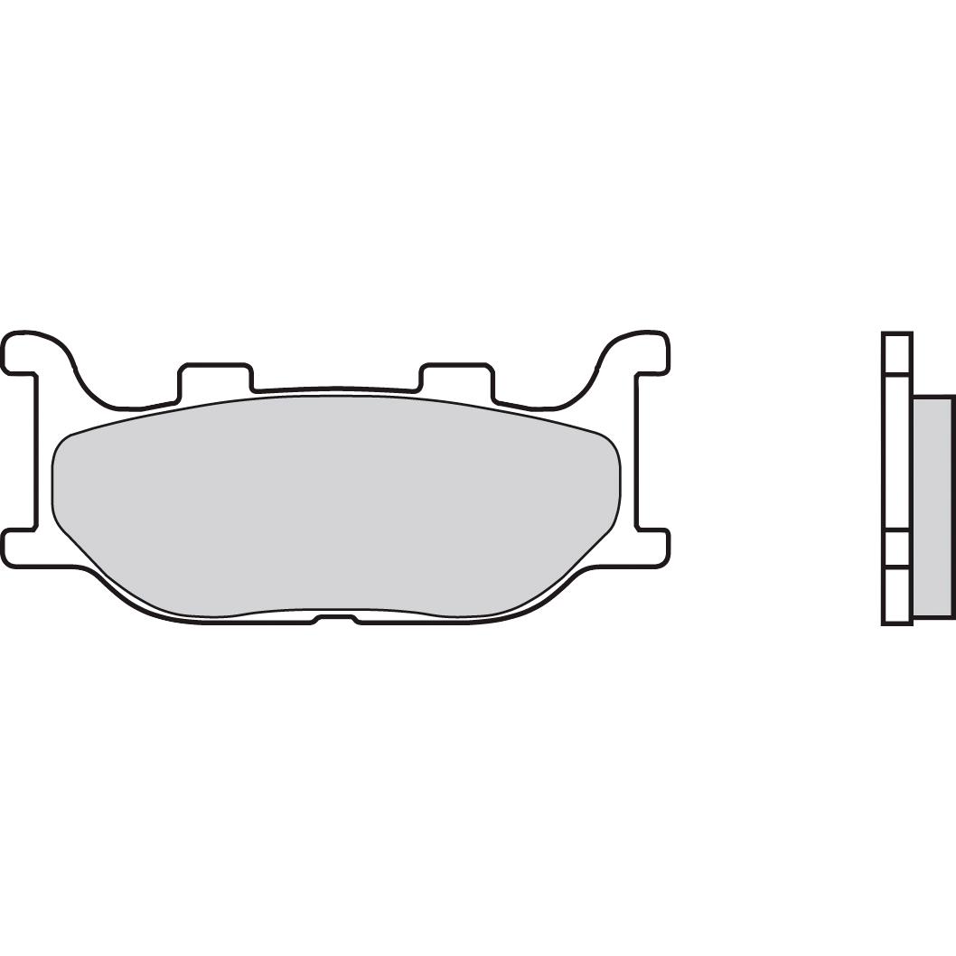 Brembo Bremsbeläge organisch 07YA34.08  94x40,7x10mm von Brembo