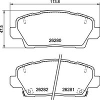 Bremsbelagsatz BREMBO P 30 125, Vorne von Brembo