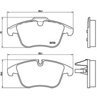 Bremsbelagsatz BREMBO P 36 022, Vorne von Brembo