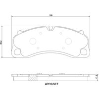 Bremsbelagsatz BREMBO P 65 048 von Brembo