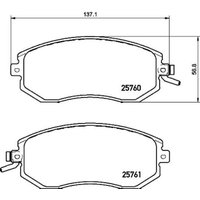 Bremsbelagsatz BREMBO P 78 021, Vorne von Brembo