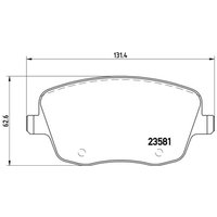 Bremsbelagsatz BREMBO Xtra P 85 057X, Vorne von Brembo