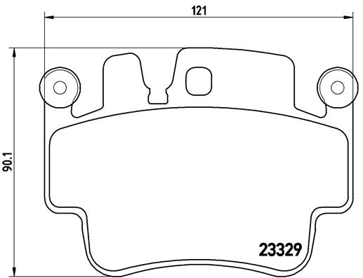 Bremsbelagsatz, Scheibenbremse Brembo P 65 009 von Brembo