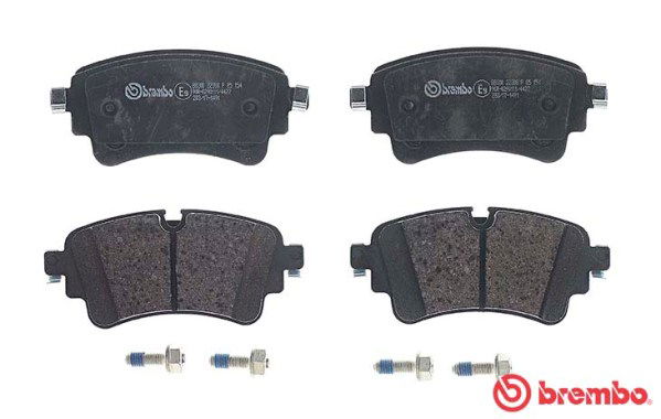 Bremsbelagsatz, Scheibenbremse Hinterachse Brembo P 85 154X von Brembo