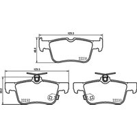 Bremsbelagsatz BREMBO P 24 217 von Brembo