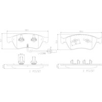 Bremsbelagsatz PRIME LINE BREMBO P 85 102 von Brembo