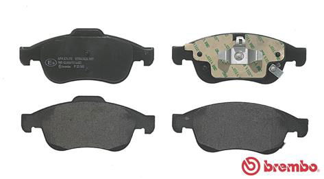 Bremsbelagsatz, Scheibenbremse Vorderachse Brembo P 23 165 von Brembo