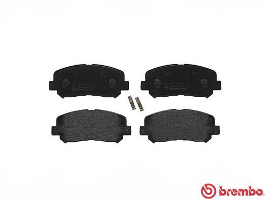 Bremsbelagsatz, Scheibenbremse Vorderachse Brembo P 49 045X von Brembo