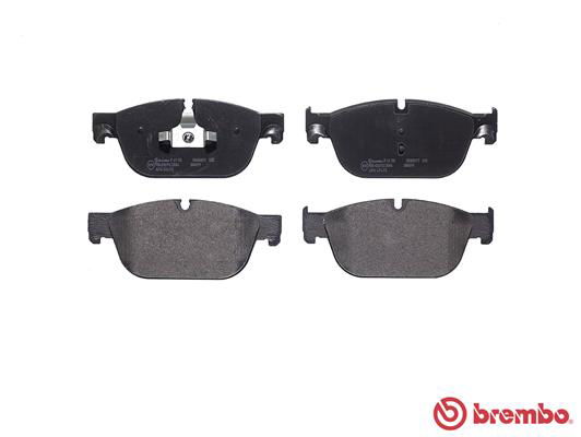 Bremsbelagsatz, Scheibenbremse Vorderachse Brembo P 61 115X von Brembo