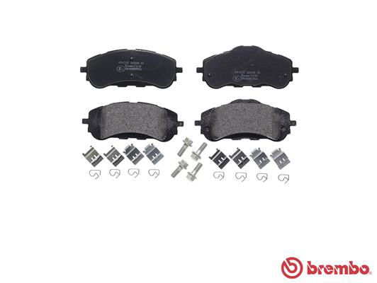 Bremsbelagsatz, Scheibenbremse Vorderachse Brembo P 61 120X von Brembo