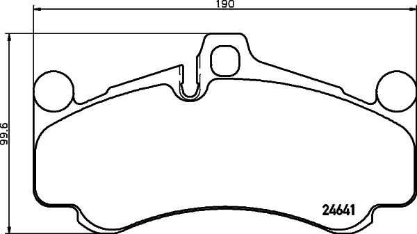 Bremsbelagsatz, Scheibenbremse Vorderachse Brembo P 65 034 von Brembo