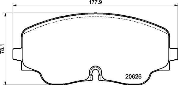 Bremsbelagsatz, Scheibenbremse Vorderachse Brembo P 85 193 von Brembo