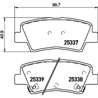 Bremsbelagsatz BREMBO P 30 101 von Brembo