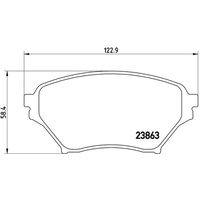 Bremsbelagsatz BREMBO P 49 029 von Brembo