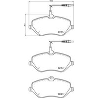 Bremsbelagsatz BREMBO P 61 119 von Brembo