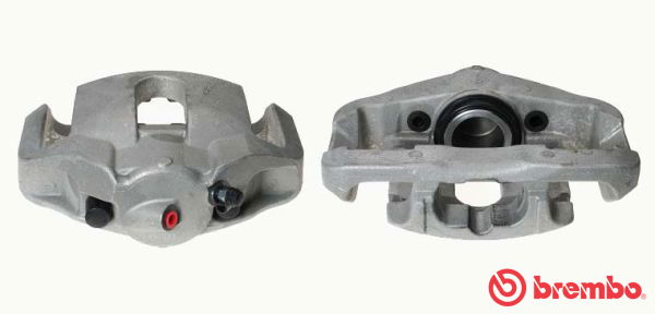 Bremssattel Vorderachse links hinter der Achse Brembo F 06 132 von Brembo