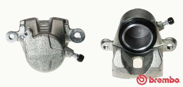 Bremssattel Vorderachse links hinter der Achse Brembo F 79 026 von Brembo