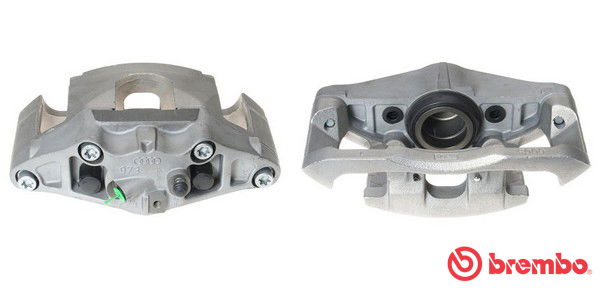 Bremssattel Vorderachse links hinter der Achse Brembo F 85 334 von Brembo